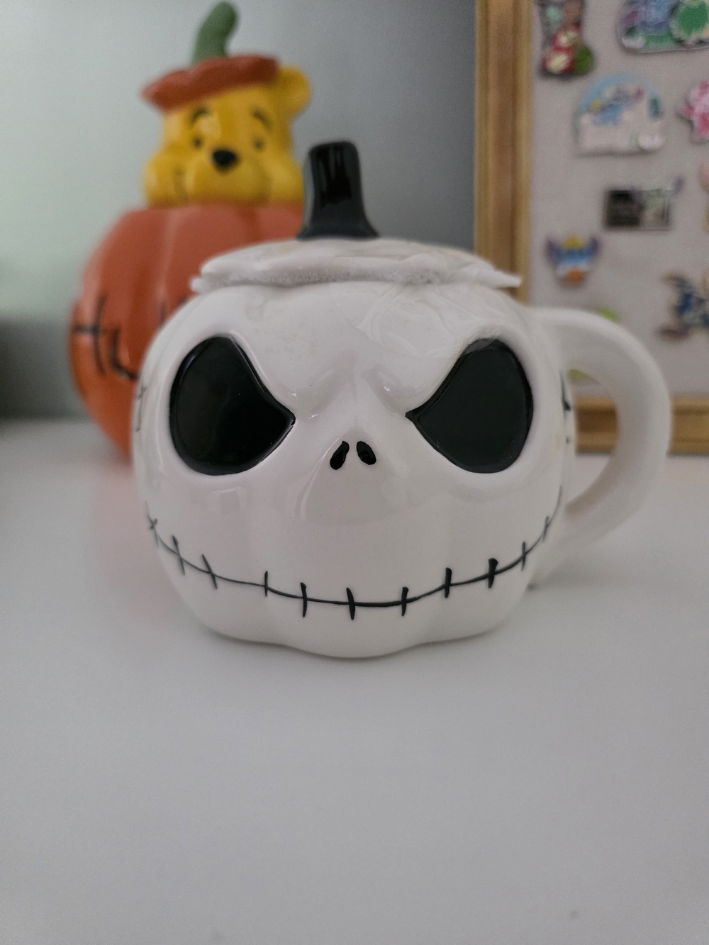 Jack Skellington Pumpkin Face Ceramic Mug